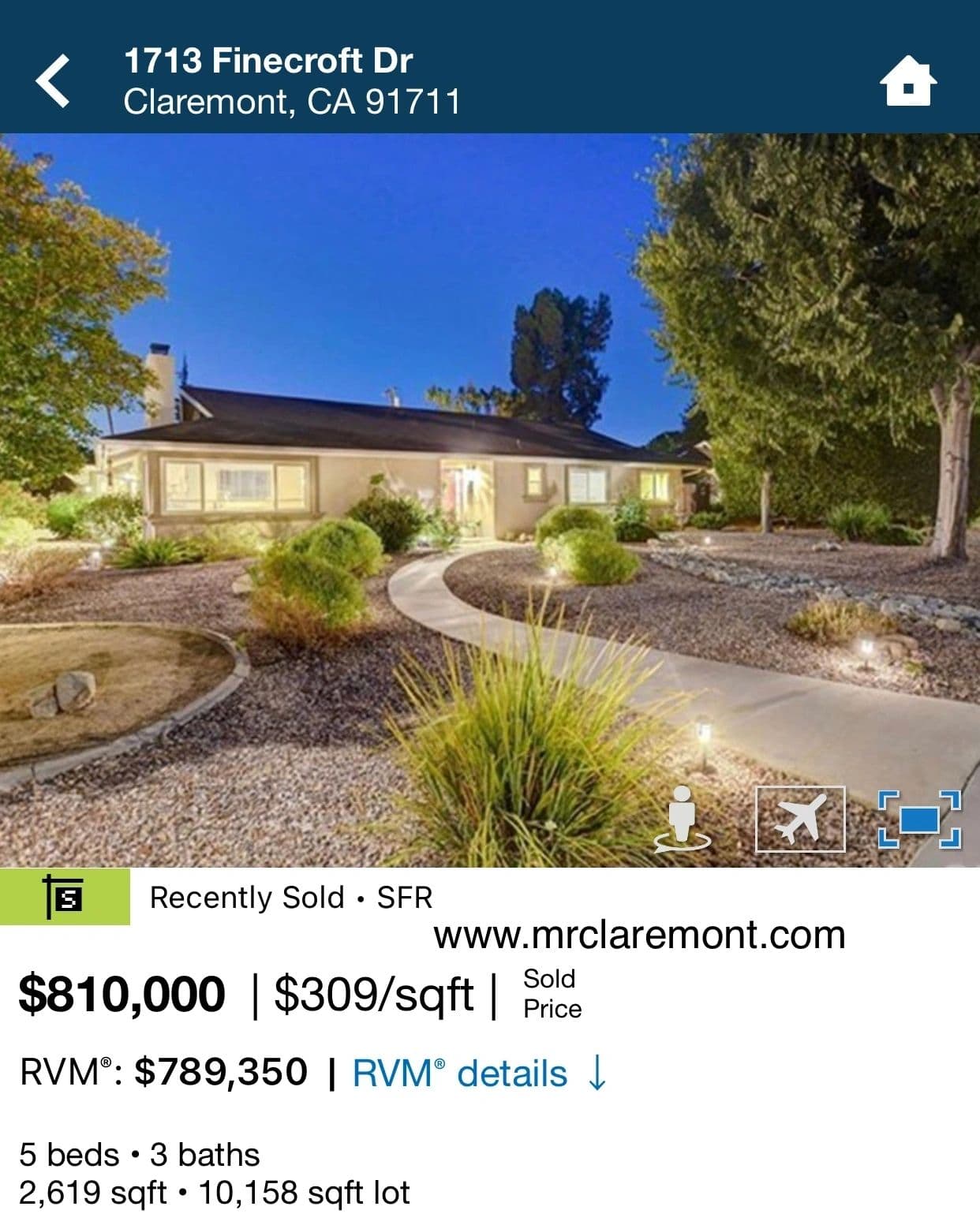 Sold with Mr. Claremont