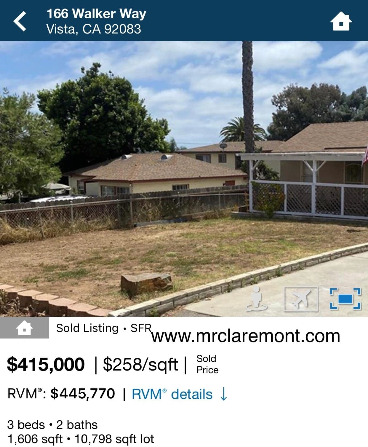 Instant cash offer provided by mr. Claremont