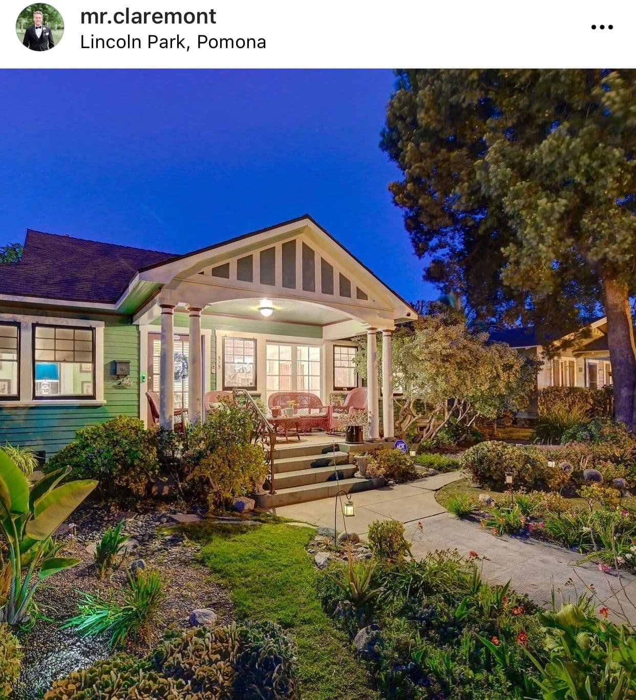 Classic California bungalow sold by Mr. Claremont!